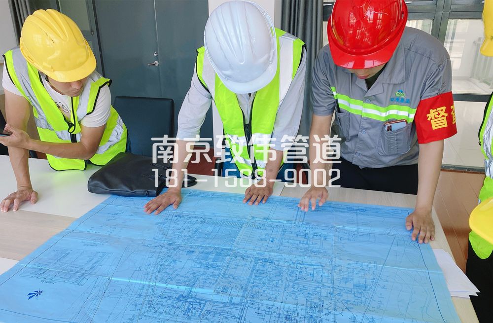 364工人新村管道探测